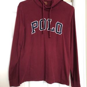 Polo by Ralph Lauren Maroon Hoodie